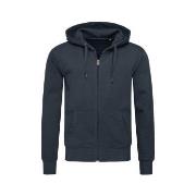 Stedman Active Hooded Sweatjacket For Men Mørkblå Large Herre