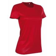 Stedman Active Sports-T For Women Rød polyester Medium Dame