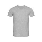 Stedman Ben (Crew Neck) For Men Grå ringspunnet bomull X-Large Herre