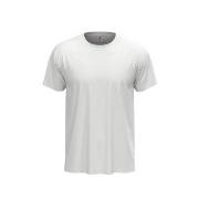 Stedman Classic Men T-shirt Hvit bomull Large Herre