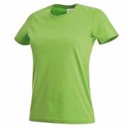 Stedman Classic Women T-shirt Lysegrønn bomull Medium Dame