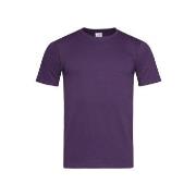 Stedman Classic-T Fitted For Men Mørkelilla bomull Medium Herre