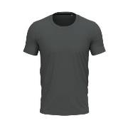 Stedman Clive Crew Neck Mørkgrå  ringspunnet bomull X-Large Herre