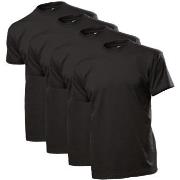 Stedman 4P Comfort Men T-shirt Svart bomull Small Herre