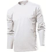 Stedman Comfort-T Long Sleeve Hvit bomull Small Herre