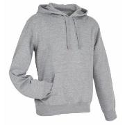 Stedman Men Active Sweat Hoodie Gråmelerad Large Herre