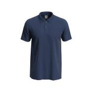 Stedman Polo Men Marine bomull Small Herre