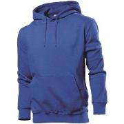 Stedman Sweatshirt Hooded Men Royalblå XX-Large Herre