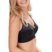 Swegmark BH Cotton Bloom Fairtrade Soft Bra Svart bomull B 90 Dame