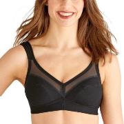 Swegmark BH Net Faitrade Cotton Soft Bra Svart økologisk bomull B 85 D...