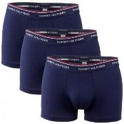 Tommy Hilfiger 3P Stretch Trunk Premium Essentials Mørkblå bomull Smal...