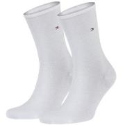 Tommy Hilfiger Strømper 2P Women Classic Casual Socks Hvit Str 39/42 D...