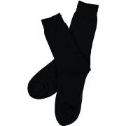 Topeco Strømper Men Classic Socks Plain Svart Str 45/48 Herre