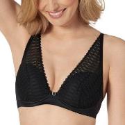 Triumph BH Aura Spotlight Plunge Bra Svart D 90 Dame