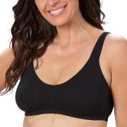 Trofe Comfort Lounge Bra BH Svart bomull B 75 Dame