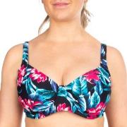 Trofe Tropical Nice Underwired Bikini Bra Svart blomstre E 36 Dame