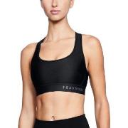 Under Armour BH Mid Crossback Sport Bra Svart polyester Small Dame