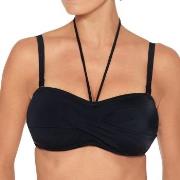 Wiki Basic Bandeau Bikini Top Svart B 90 Dame