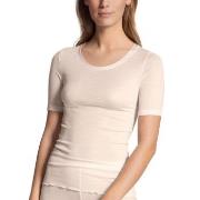 Calida True Confidence Shirt Short Sleeve Benhvit Small Dame