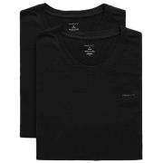 Gant 2P Basic Crew Neck T-Shirt Svart bomull Medium Herre