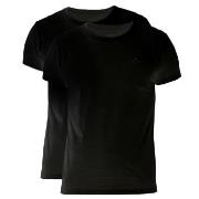 Gant 2P Basic Crew Neck T-Shirt Svart bomull X-Large Herre