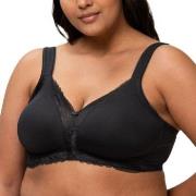 Triumph BH Modern Lace Cotton Soft Bra Svart C 75 Dame