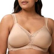 Triumph BH Modern Lace Cotton Soft Bra Beige D 95 Dame