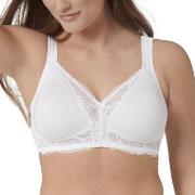 Triumph BH Modern Lace Cotton Soft Bra Hvit C 80 Dame