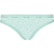 Calvin Klein Truser Bottoms Up Refresh Thong Aqua polyamid Small Dame