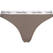 Calvin Klein Truser Carousel Thong Brun bomull Small Dame