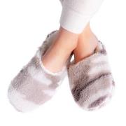 PJ Salvage Cozy Slipper Hvit Mønster Small Dame