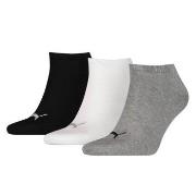 Puma Strømper 3P Sneaker Socks Svart/Grå Str 35/38