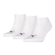 Puma Strømper 3P Cushioned Ankle Sock Hvit Str 39/42