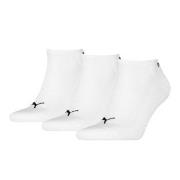 Puma Strømper 3P Cushioned Ankle Sock Hvit Str 35/38
