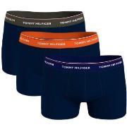 Tommy Hilfiger 3P Stretch Trunk Premium Essentials Grønn/Oransje bomul...