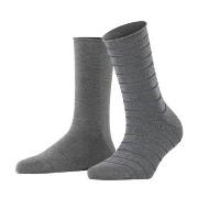 Falke Strømper 2P Women Happy Stripe Socks Grå Str 35/38 Dame