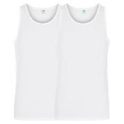 Dovre 2P Organic Cotton Singlet Hvit økologisk bomull XX-Large Herre