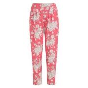 Damella Flower Cotton Pyjama Pants Rosa Mønster bomull Small Dame