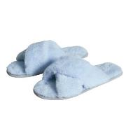 Calida Home Hub Slippers Lysblå polyester Medium Dame