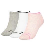 Calvin Klein Strømper 3P Women Athleisure Sneaker Socks Rosa/Grå One S...