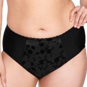 NATURANA Truser Heritage Minimizer Slip Floral Svart polyamid 44 Dame