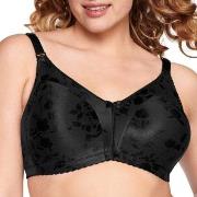 NATURANA BH Heritage Minimizer Soft Bra Floral Svart polyamid B 80 Dam...