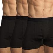 Topeco 3P Men Bamboo Boxer Svart Large Herre