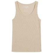 Bread and Boxers Women Ribbed Tank Top Beige bomull Large Dame