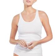 Bread and Boxers Women Ribbed Tank Top Hvit bomull Small Dame