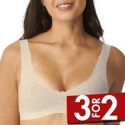 Sloggi BH ZERO Feel Lace 2.0 Bralette Krem Large Dame