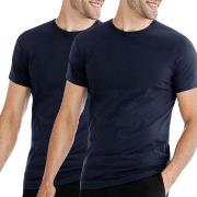 Bread and Boxers Crew Necks 2P Marine økologisk bomull X-Large Herre