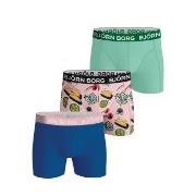 Björn Borg 3P Cotton Stretch Shorts For Boys 2033 Blå/Rosa bomull 134-...