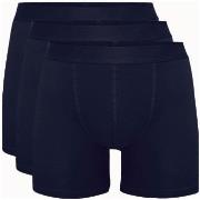 Resteröds 3P Bamboo Boxer Long leg Marine Medium Herre