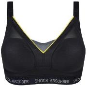 Shock Absorber BH Active Shaped Support Bra Svart/Gul B 80 Dame